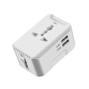 Adaptador de viaje con puertos USB